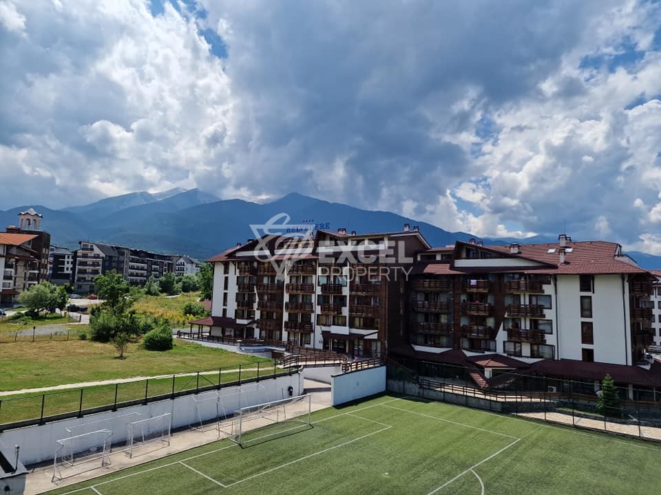 Bright one bedroom apartment 200 m from the Gondola in Bansko! View of Pirin mountain!