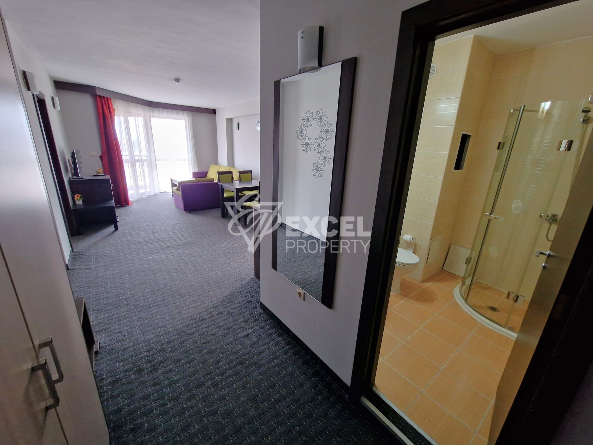 Two bedroom apartment 200 meters from the ski lift for sale in MPM Guinness hotel, Bansko