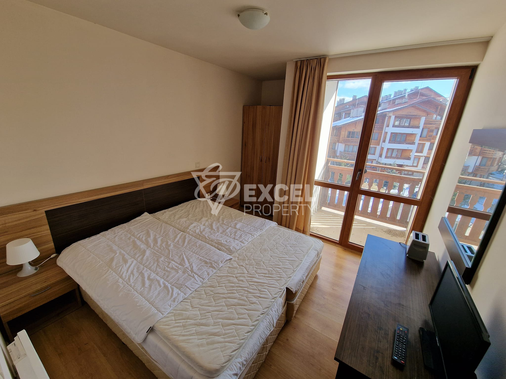 Furnished studio with terrace and beautiful views of the Ivan Rilski complex in Bansko