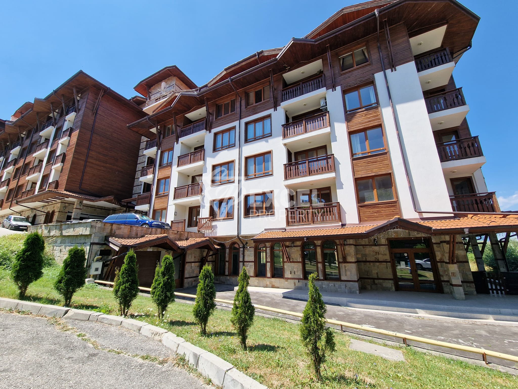 One-bedroom apartment with new furniture in a complex with mineral water, Bansko