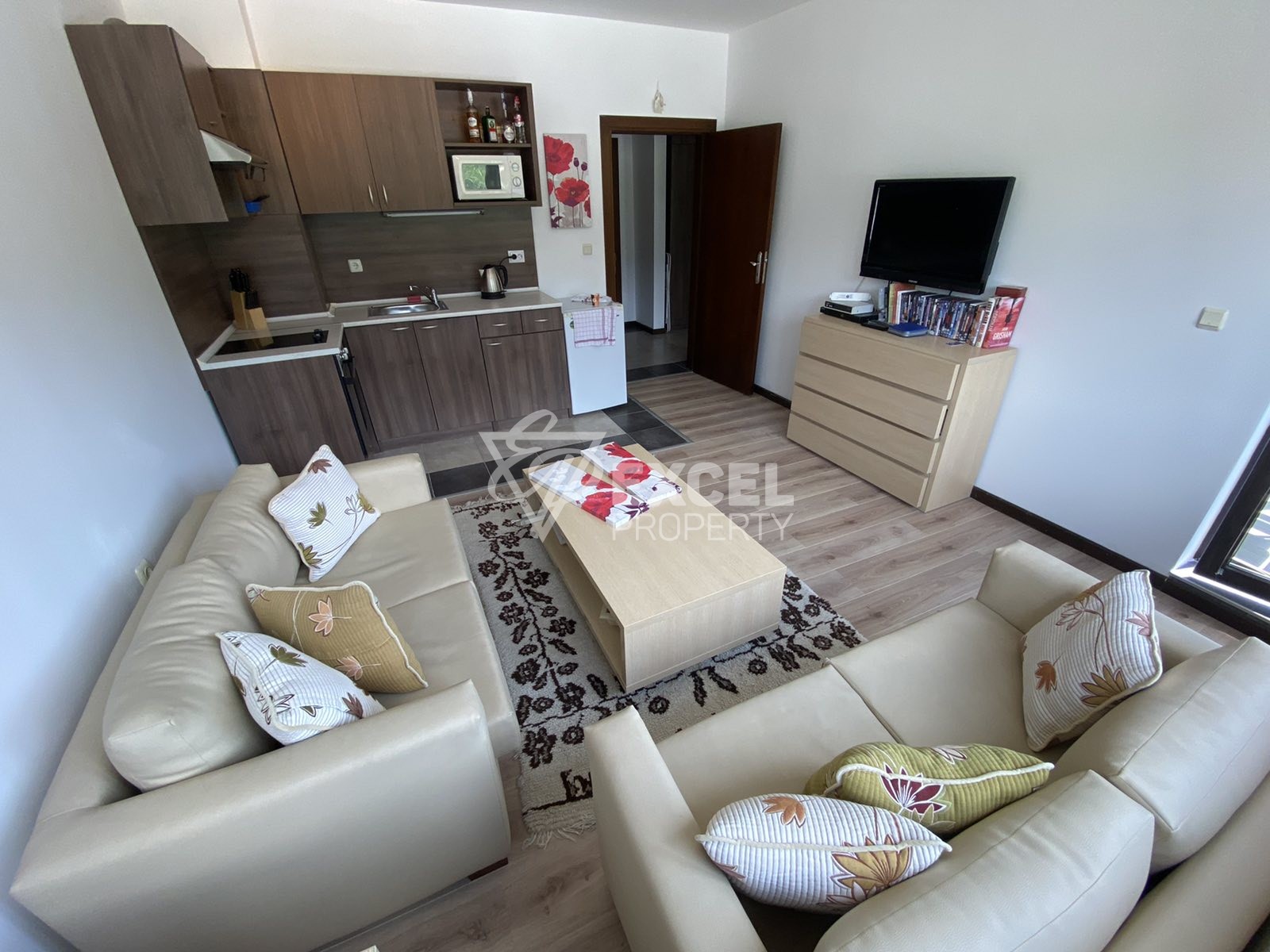 Furnished one bedroom apartment with a view of Mount Todorka and Green Life, Bansko