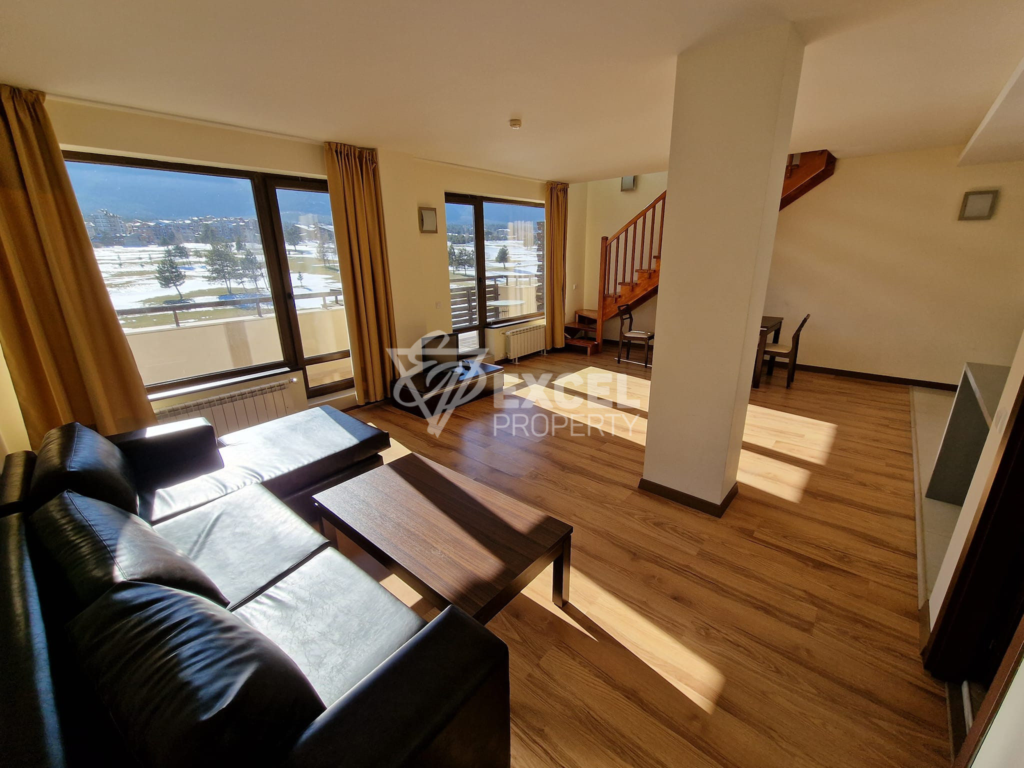 Three bedroom apartment for sale next to Pirin Golf! A unique mountain view