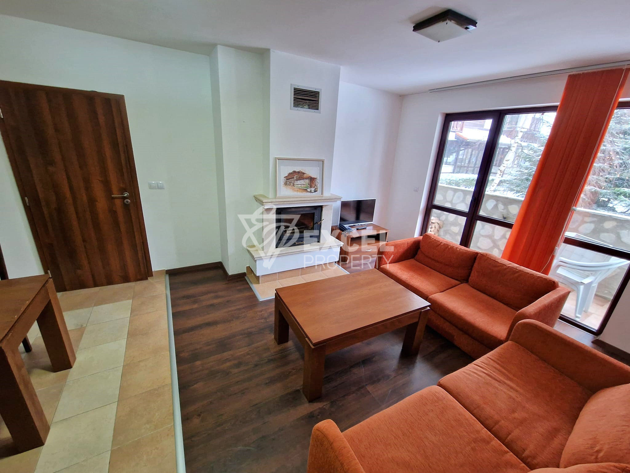 Furnished two bedroom apartment with fireplace for rent in Winslow Infinity, Bansko