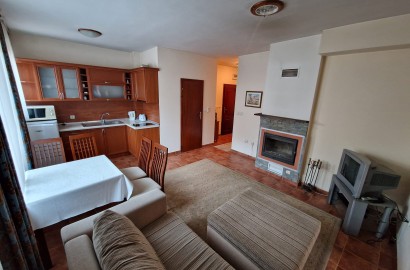 Sunny one bedroom apartment with fireplace for sale in Bansko next to Lucky Hotel