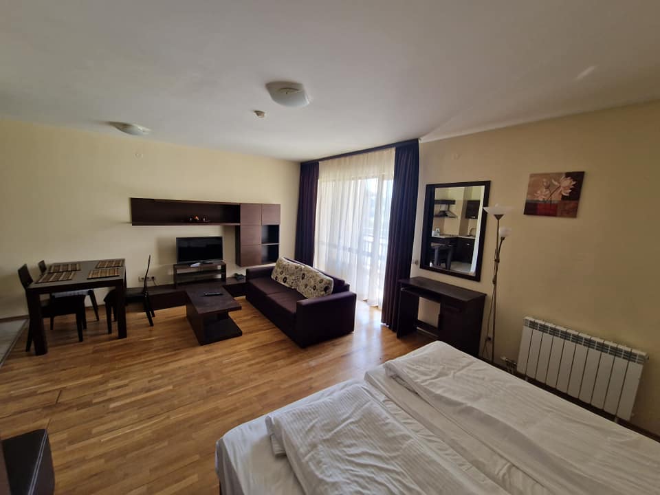 Large southern one bedroom apartment for sale in Bansko in All Seasons Club