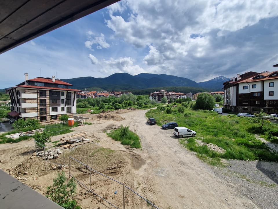 Affordable south-facing two bedroom apartment for sale with a view of the Pirin Mountains