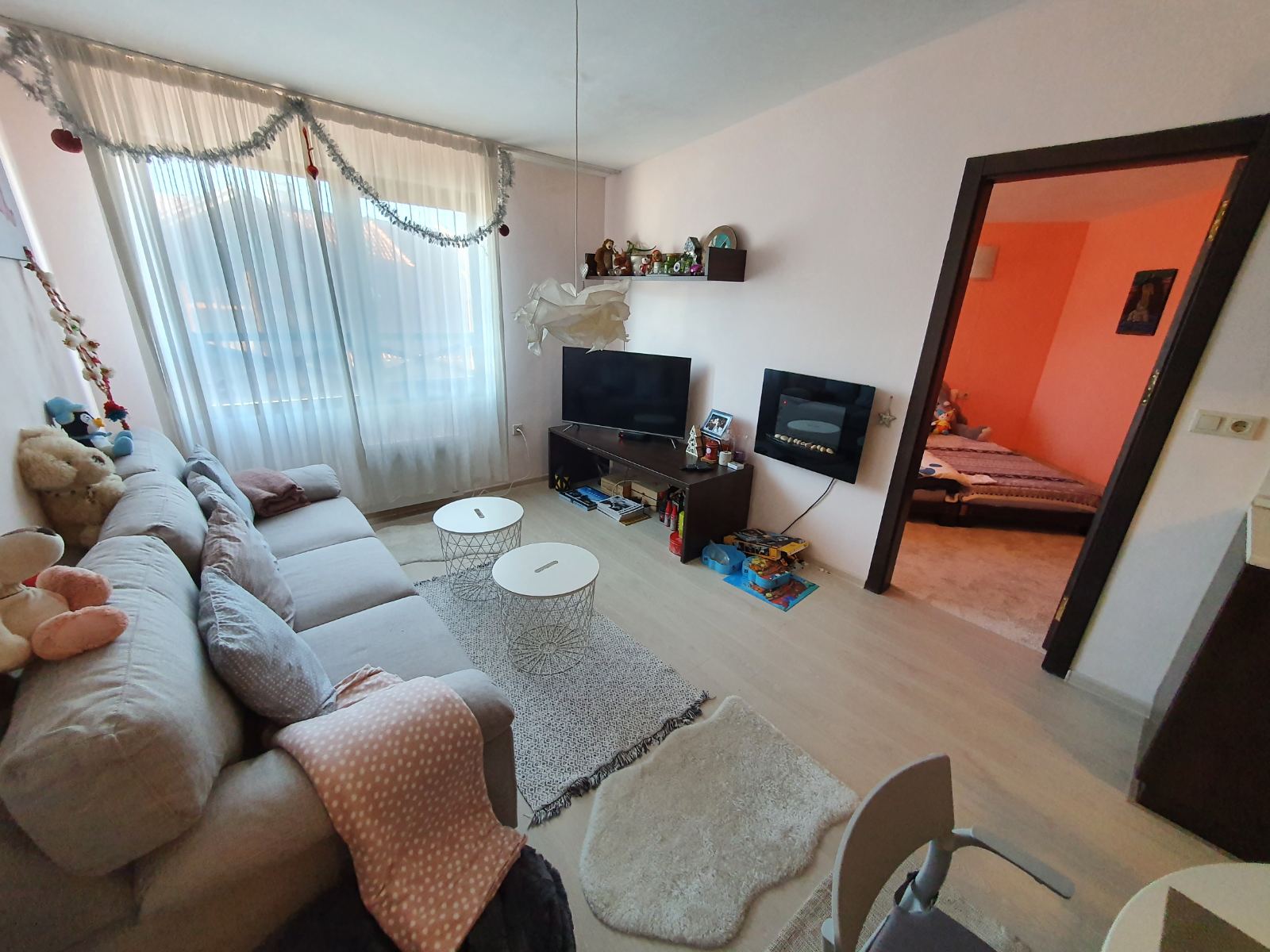 Spacious two bedroom apartment for sale next to the gondola lift in Bansko