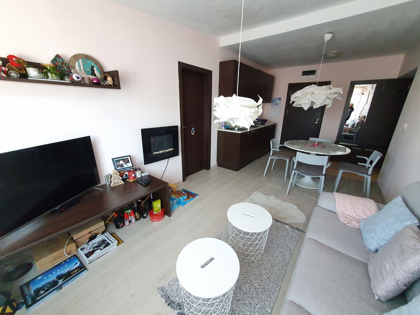 Spacious two bedroom apartment for sale next to the gondola lift in Bansko