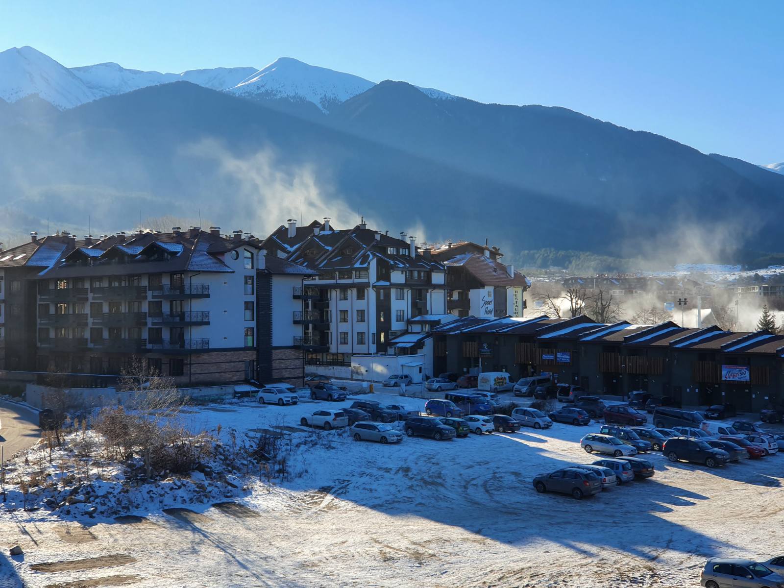 Spacious two bedroom apartment for sale next to the gondola lift in Bansko