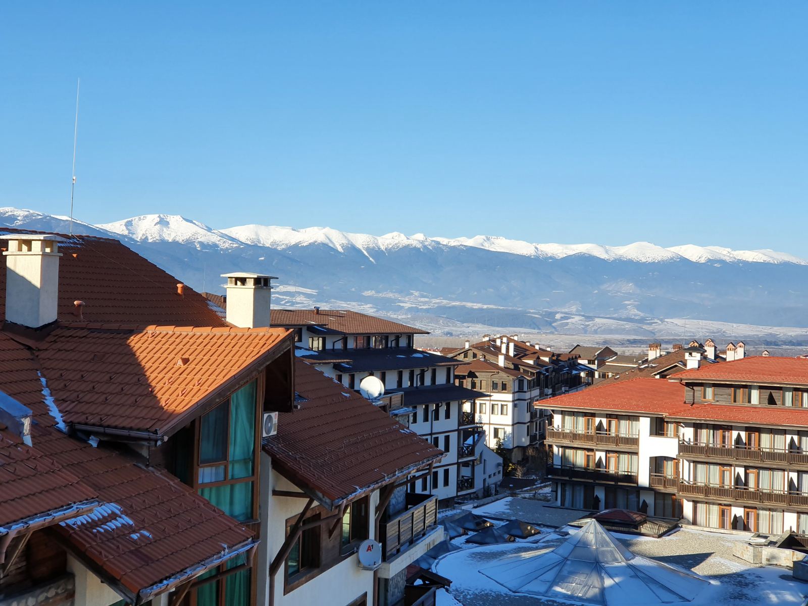 Spacious two bedroom apartment for sale next to the gondola lift in Bansko