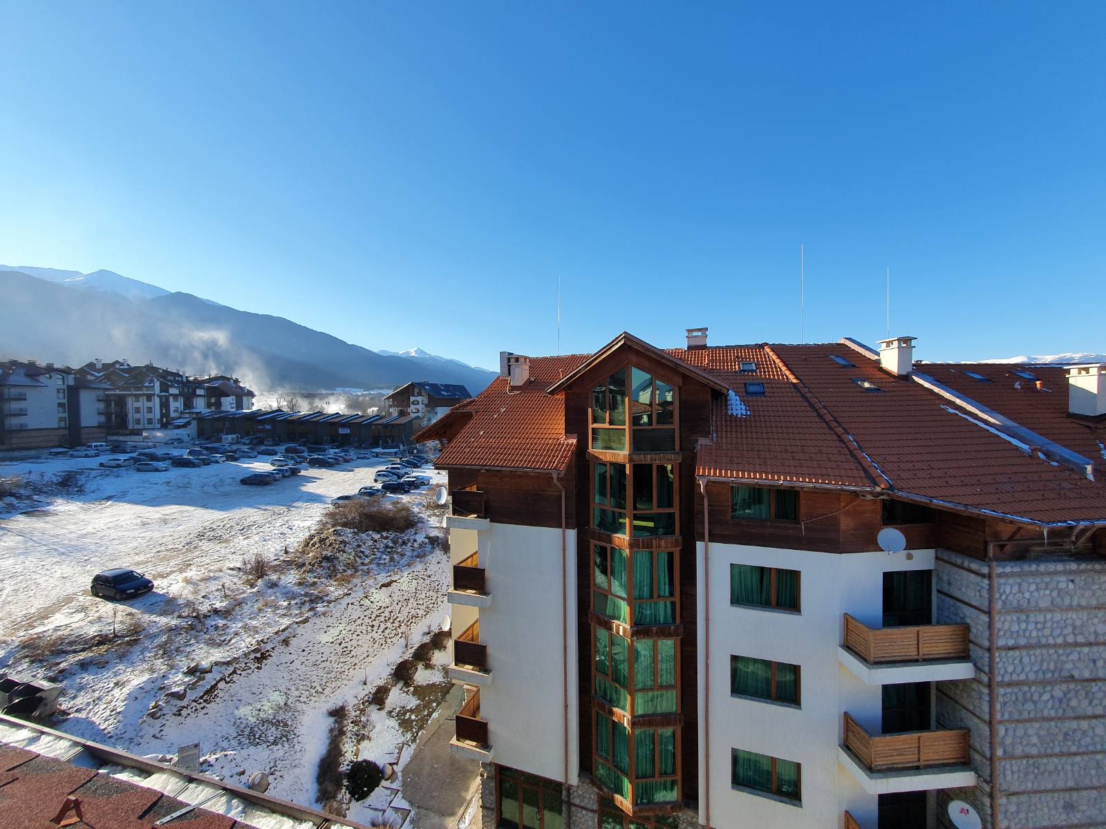 Spacious two bedroom apartment for sale next to the gondola lift in Bansko