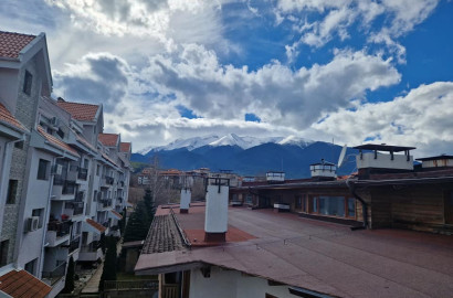 Bansko: Studio with a stunning view of the Pirin Mountains