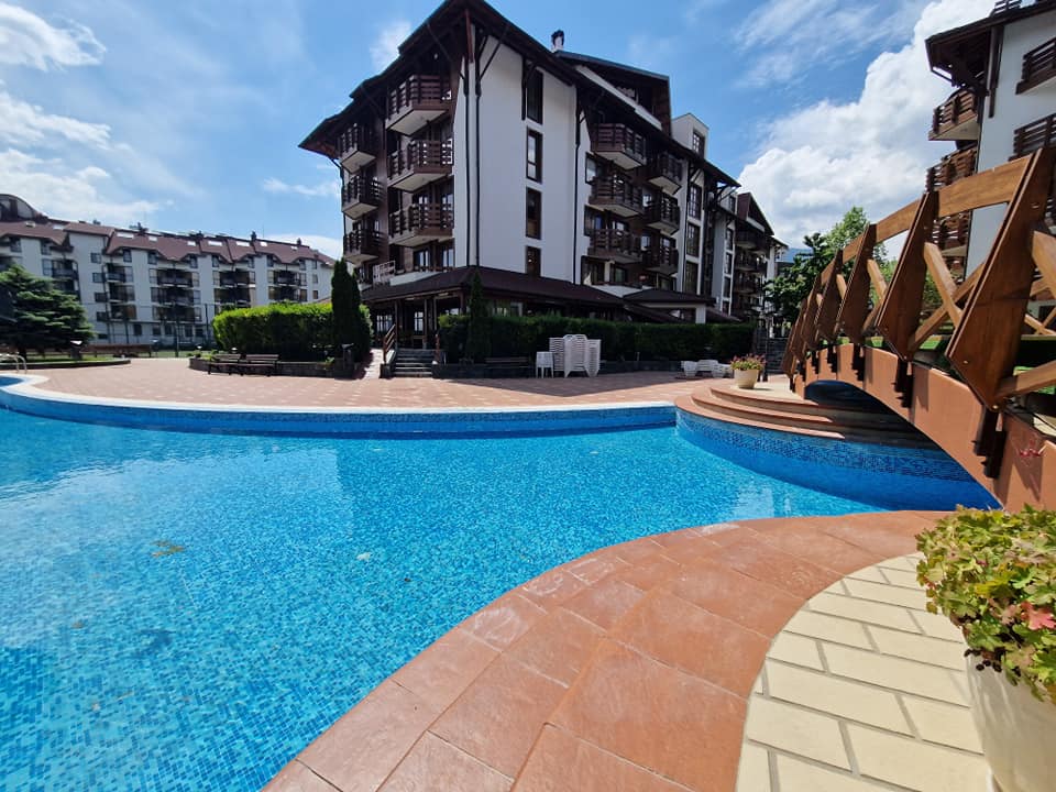 Modern furnished apartment in Belvedere Holiday Club for sale in Bansko