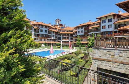 Spacious two-room apartment in Bansko Royal Towers next to the ski lift