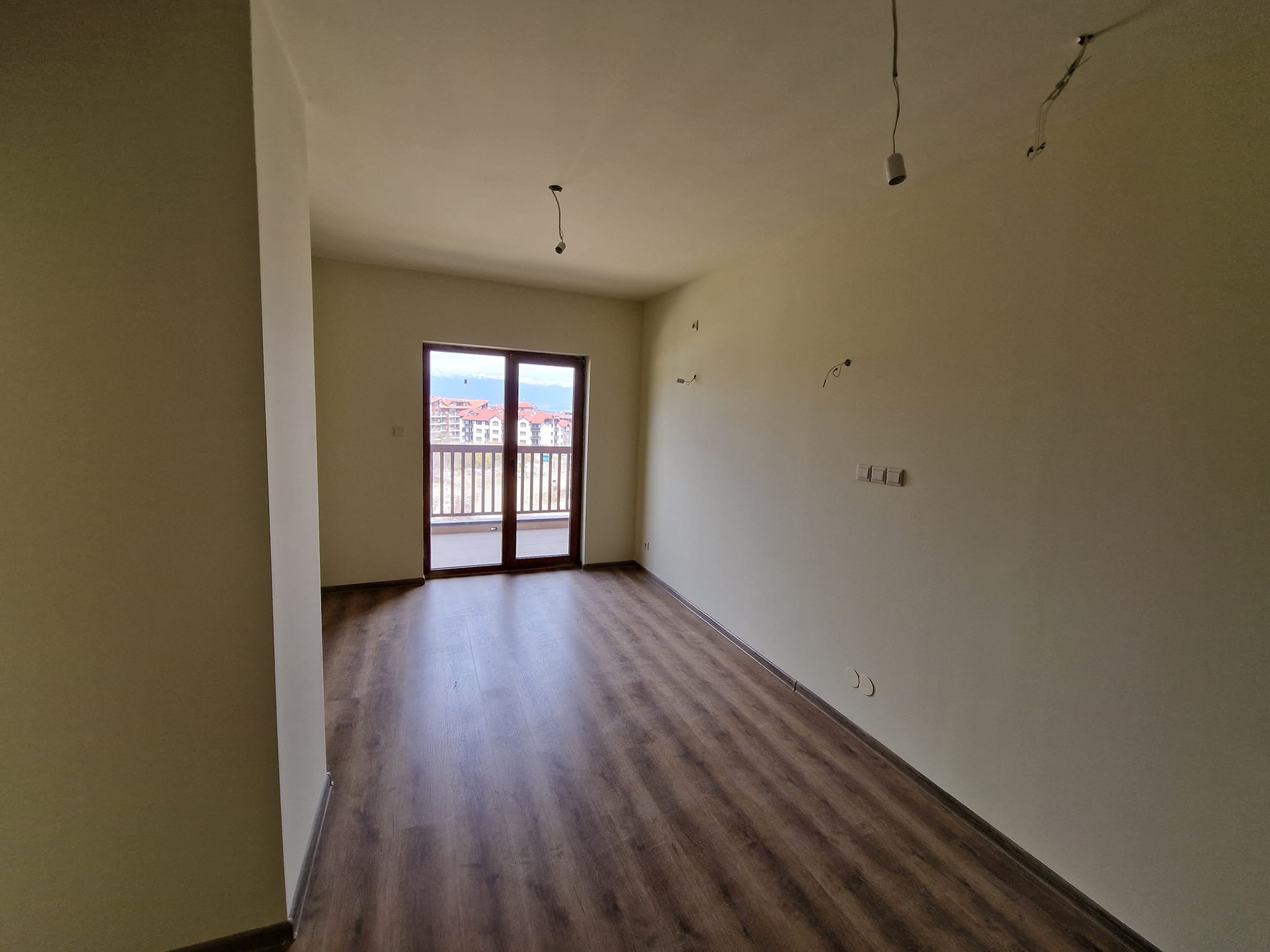 One-bedroom unfurnished apartment with a terrace in Bansko