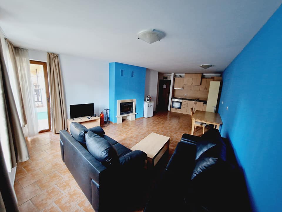 Bansko: Two bedroom apartment with a fireplace in the Prespa complex