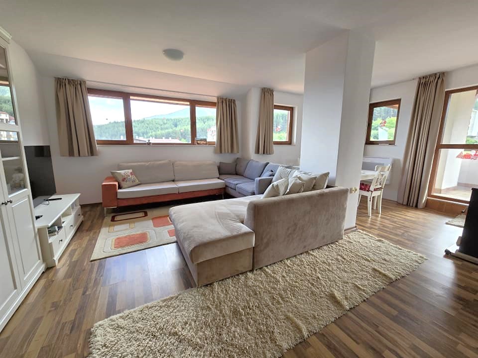 A unique two bedroom apartment with a frontal view of Todorka for sale in Bansko