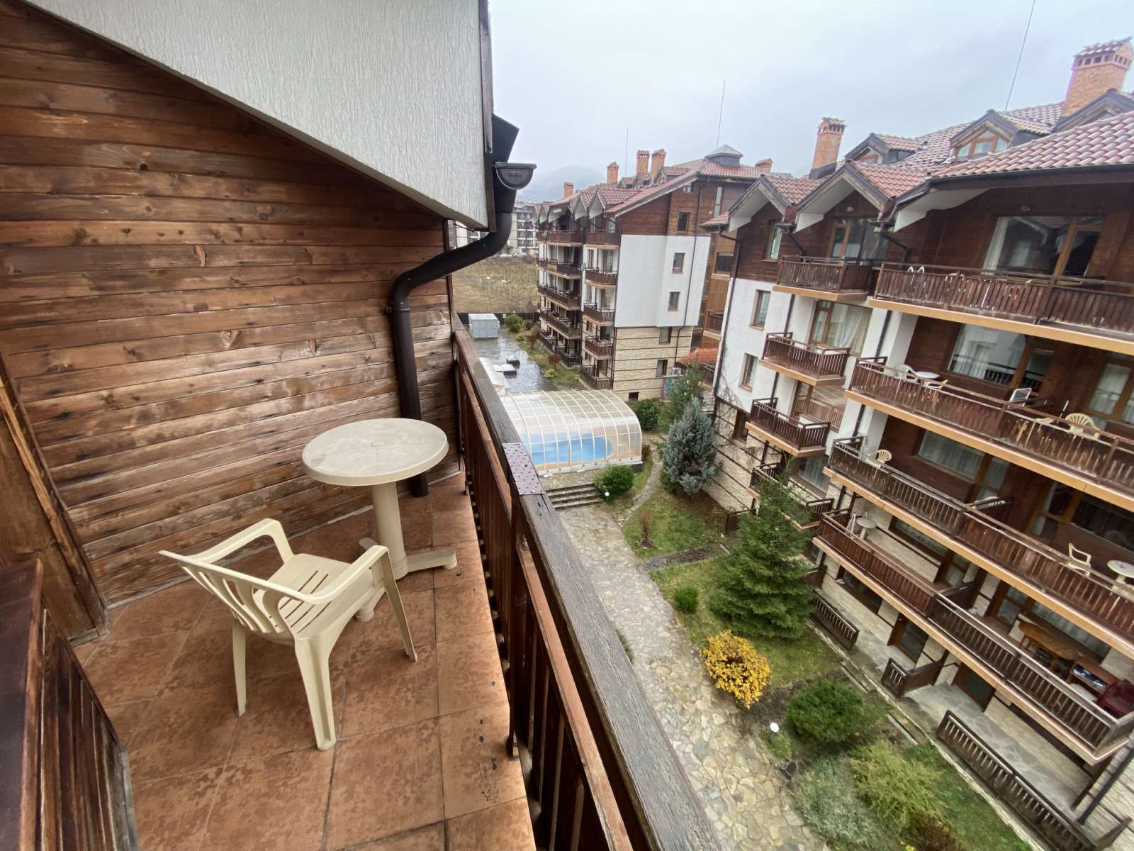 Affordable furnished studio with terrace for sale in Bansko