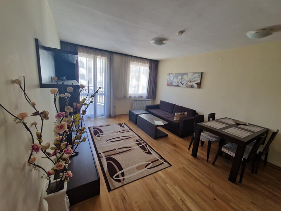 South one bedroom apartment in the All Seasons Club complex in Bansko