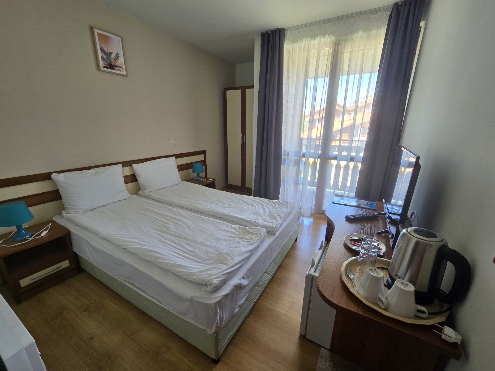 Eastern studio with a terrace and a beautiful view of the Saint Ivan Rilski complex, Bansko