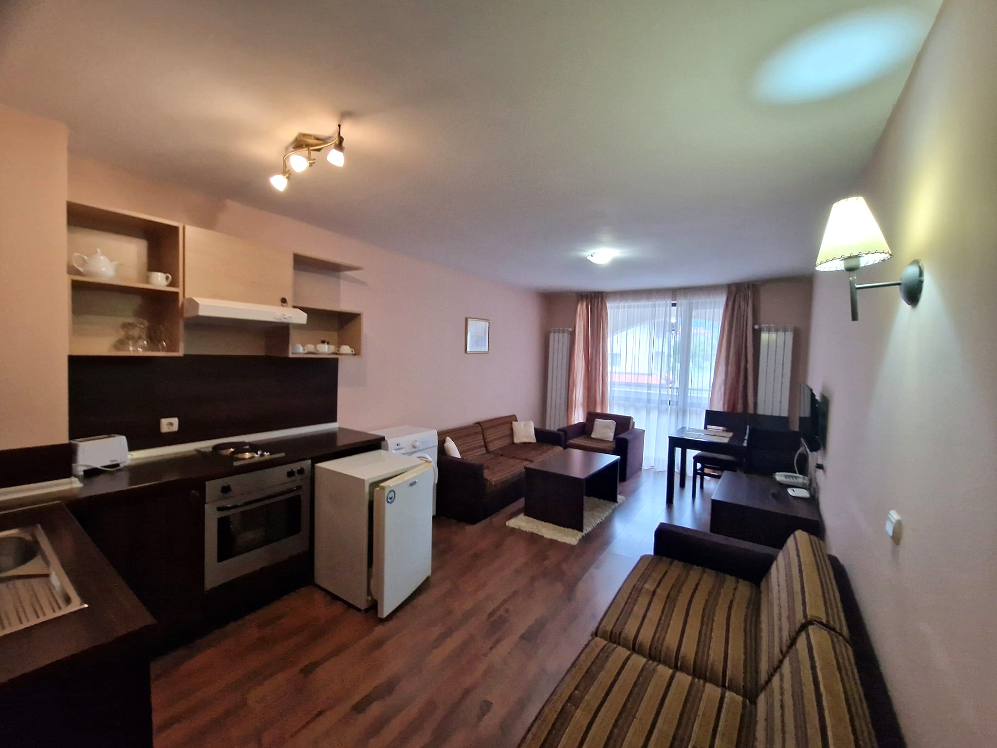 Two bedroom apartment with a view of the Pirin Mountains for long-term rent in Bansko