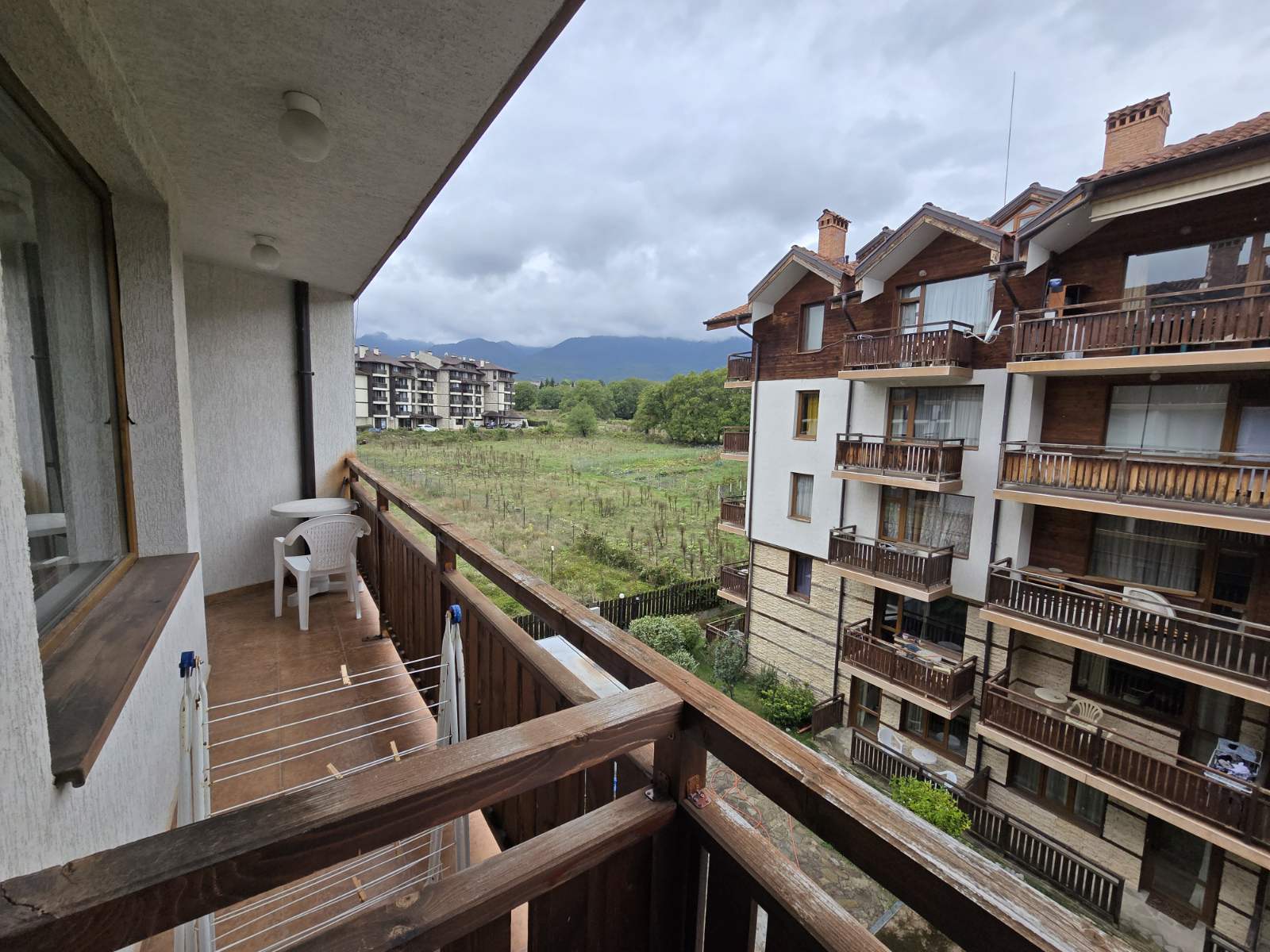 Furnished studio for sale with a view of the Pirin Mountain in Bansko