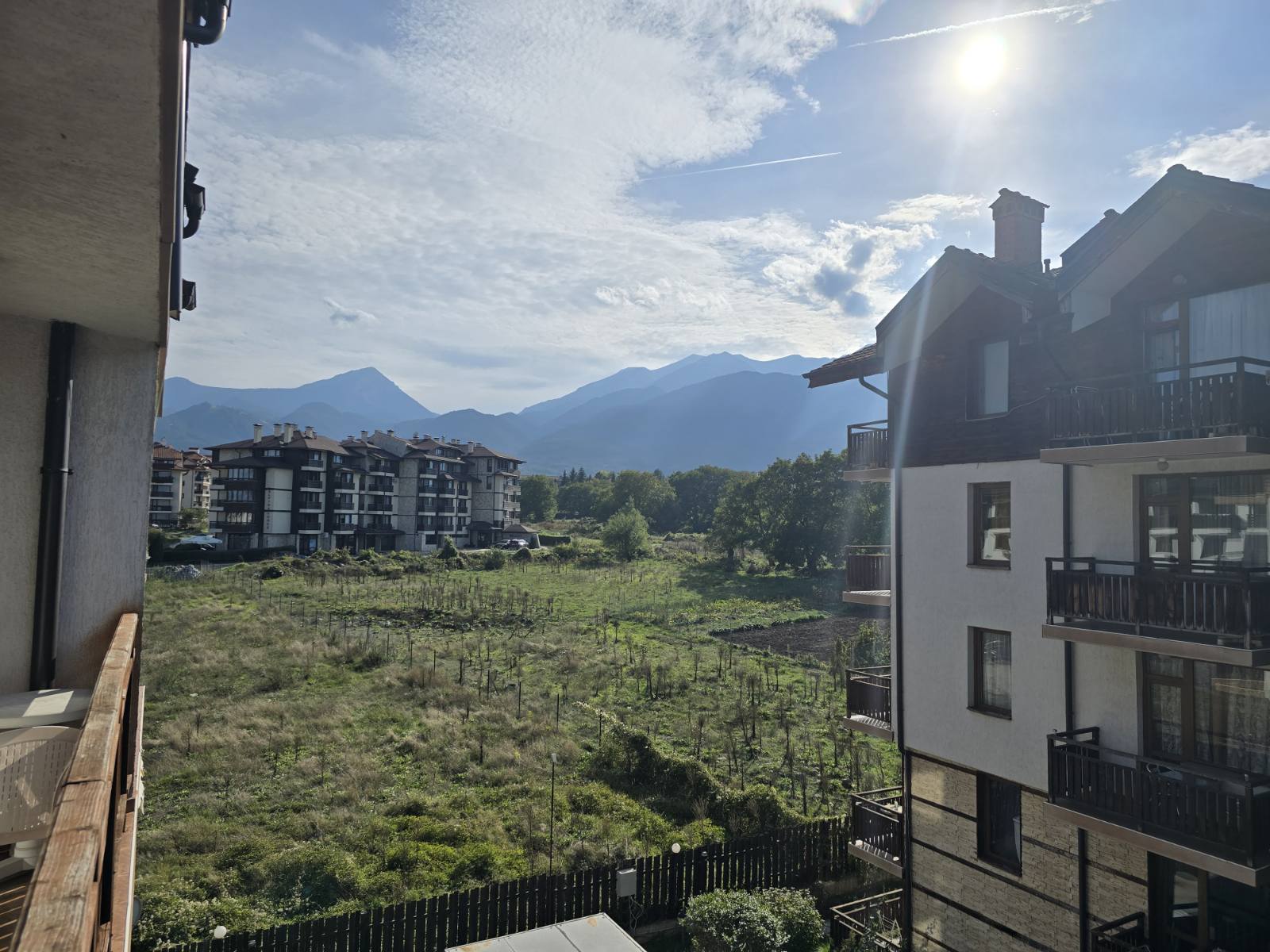 Furnished studio for sale with a view of the Pirin Mountain in Bansko