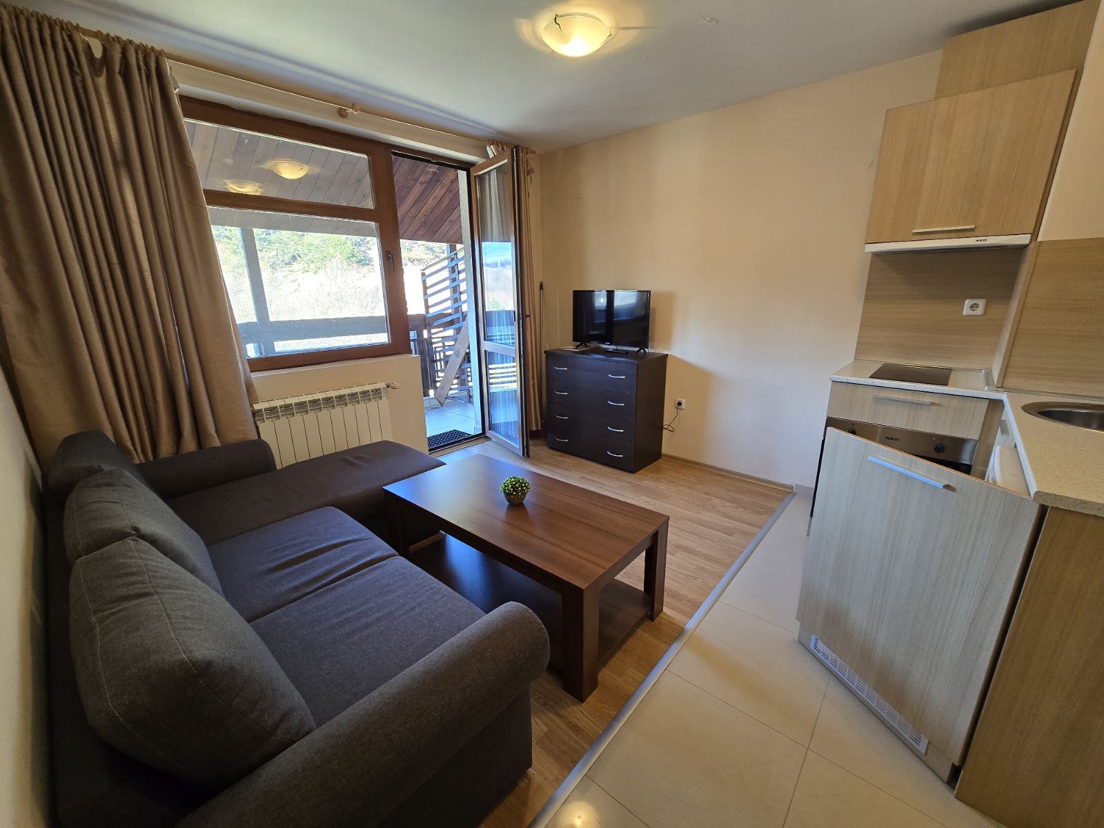 One-bedroom apartment with south exposure and Pirin panorama for sale, Razlog area