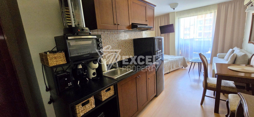 Spacious and beautifully furnished studio in the center of Sunny Beach