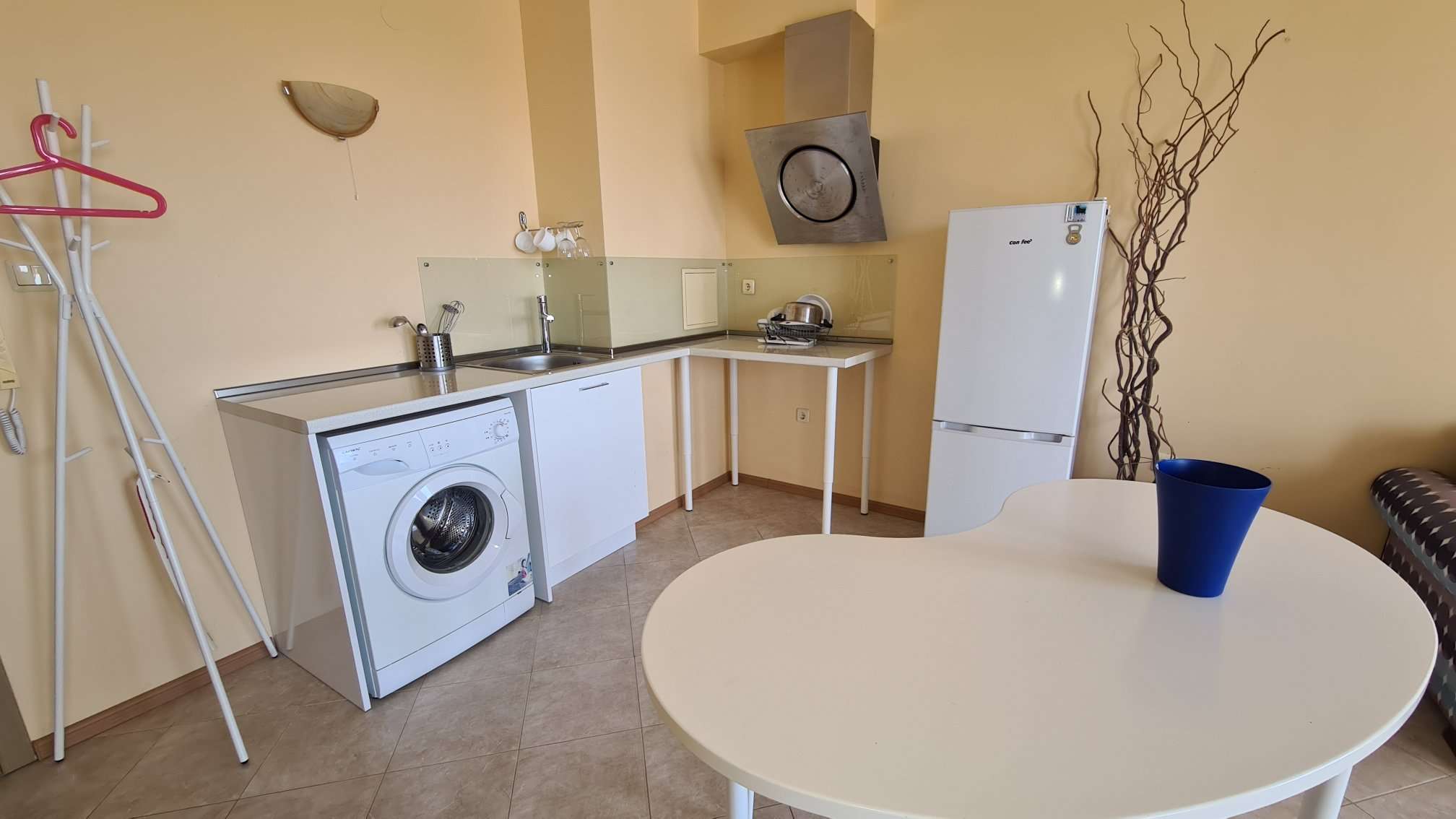 Large, furnished studio in Sunny Beach with low maintenance fee