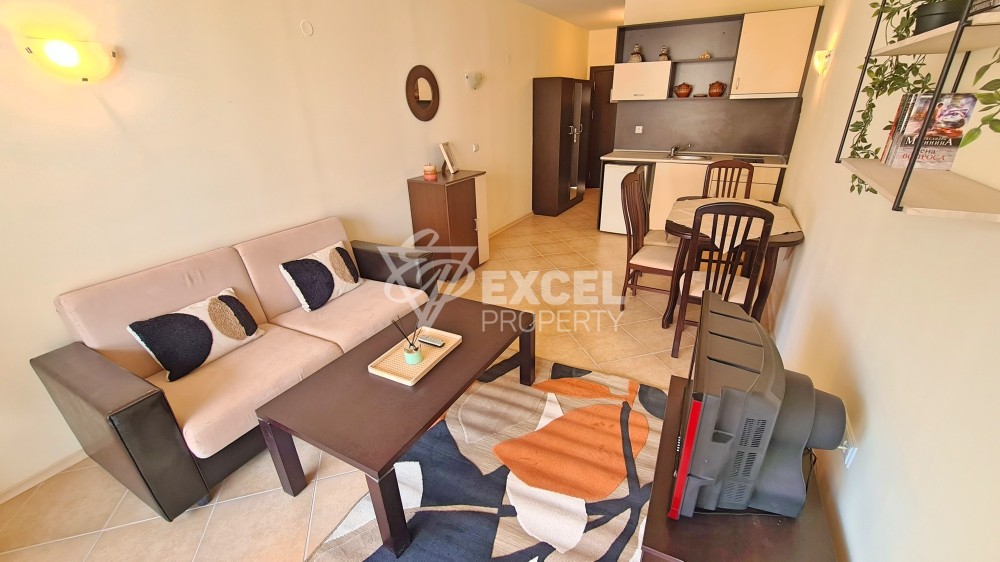 Affordable furnished studio, central part of Sunny Beach