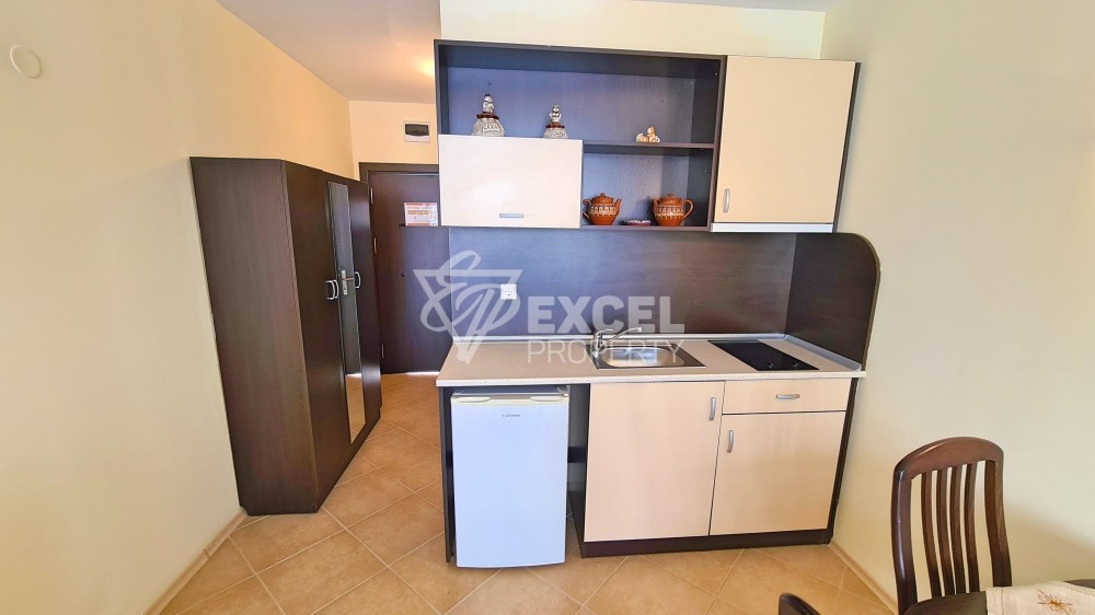 Affordable furnished studio, central part of Sunny Beach