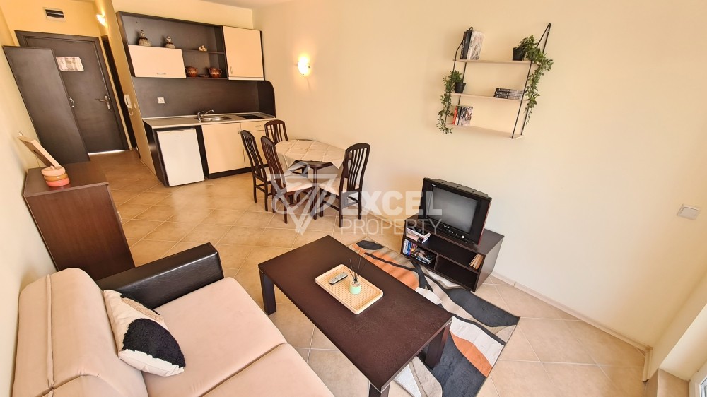 Affordable furnished studio, central part of Sunny Beach