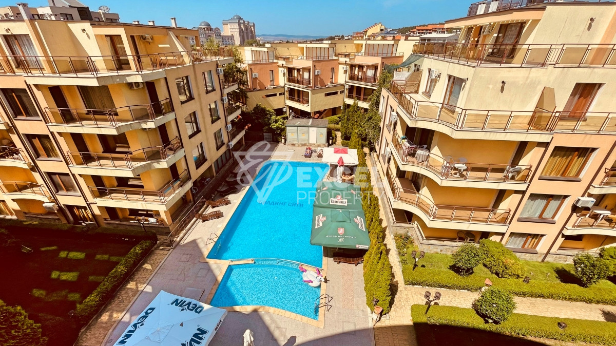 Two-bedroom apartment in Antonia complex, Sveti Vlas – fully furnished, 400 m from the beach