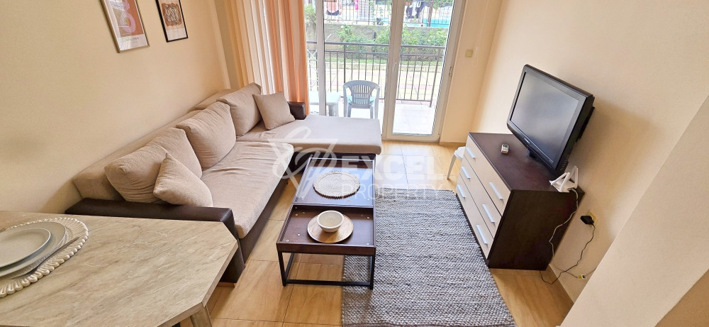 One-bedroom apartment in Sveti Vlas, 150 m from the beach, Aqua Dreams complex