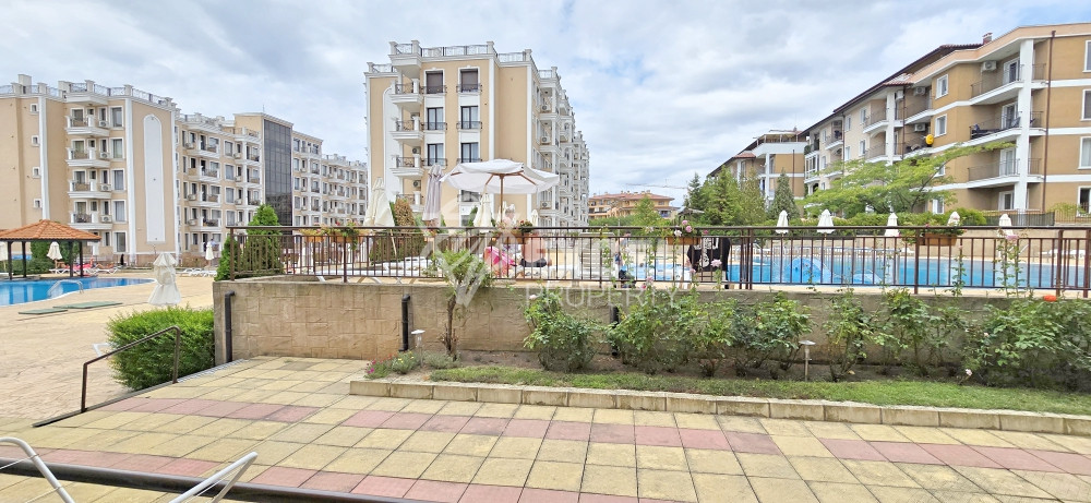 One-bedroom apartment in Sveti Vlas, 150 m from the beach, Aqua Dreams complex