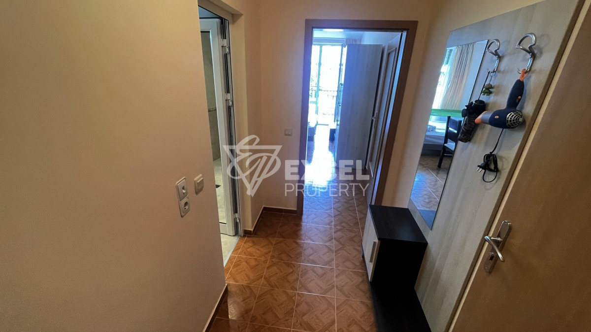 Furnished studio for sale in Sveti Vlas, with partial sea view