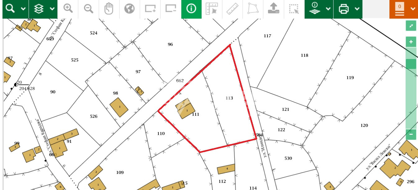 Plot of land with permission for building in Bata village, Pomorie municipality