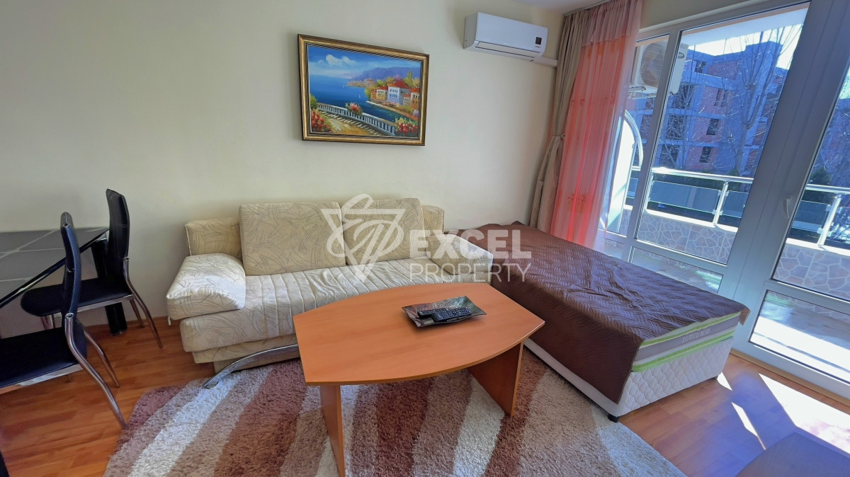 Furnished, one-bedroom apartment in Sunny Beach suitable for rent