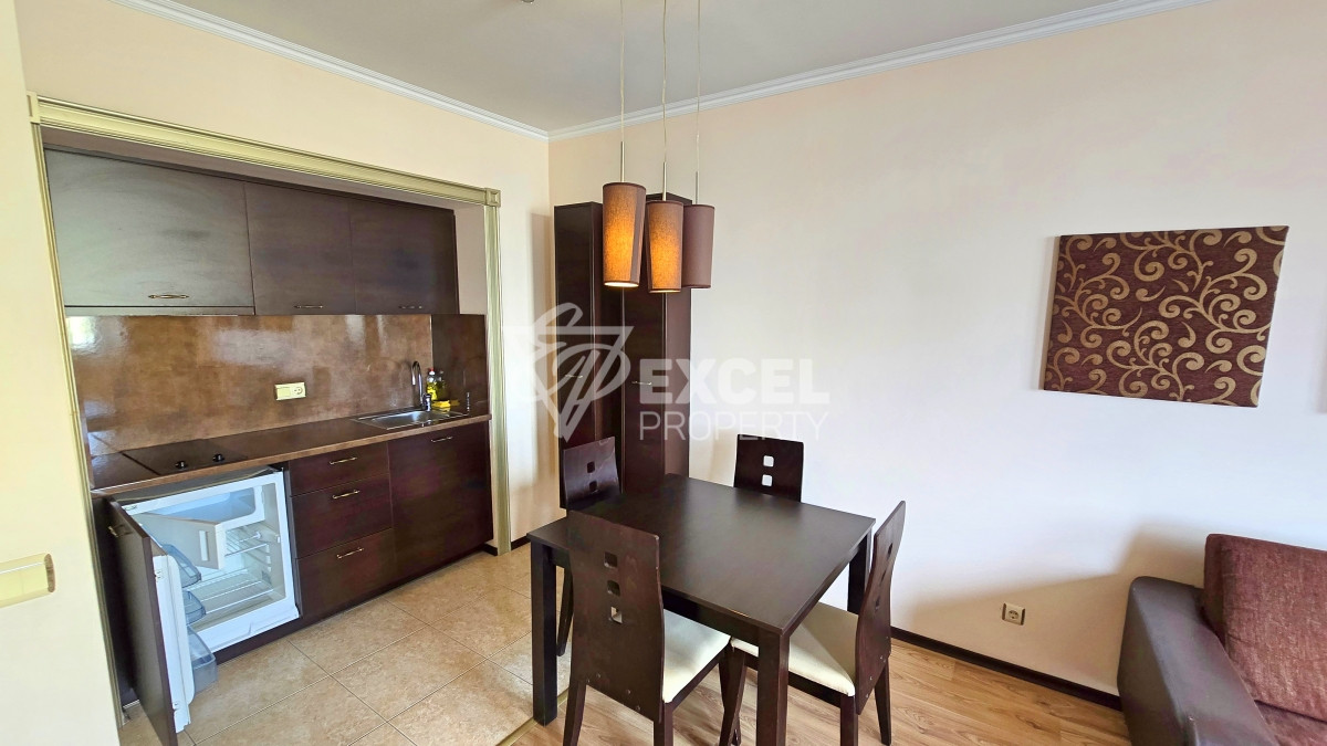 Furnished one-bedroom apartment just meters from the sea in Sunny Beach