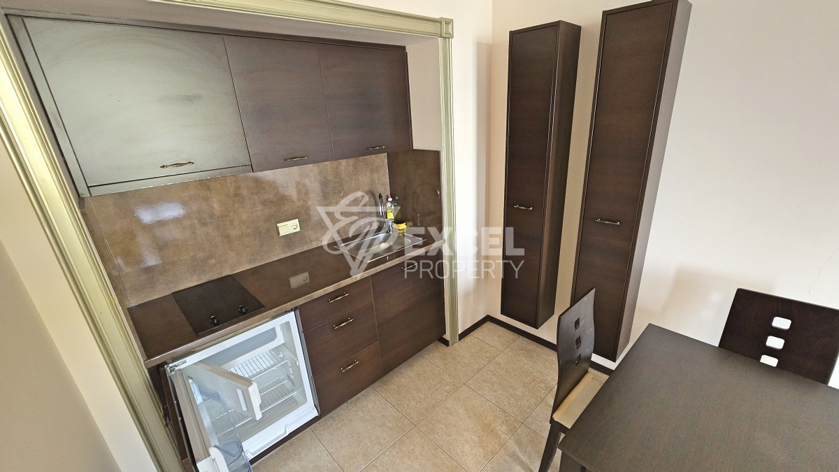 Furnished one-bedroom apartment just meters from the sea in Sunny Beach