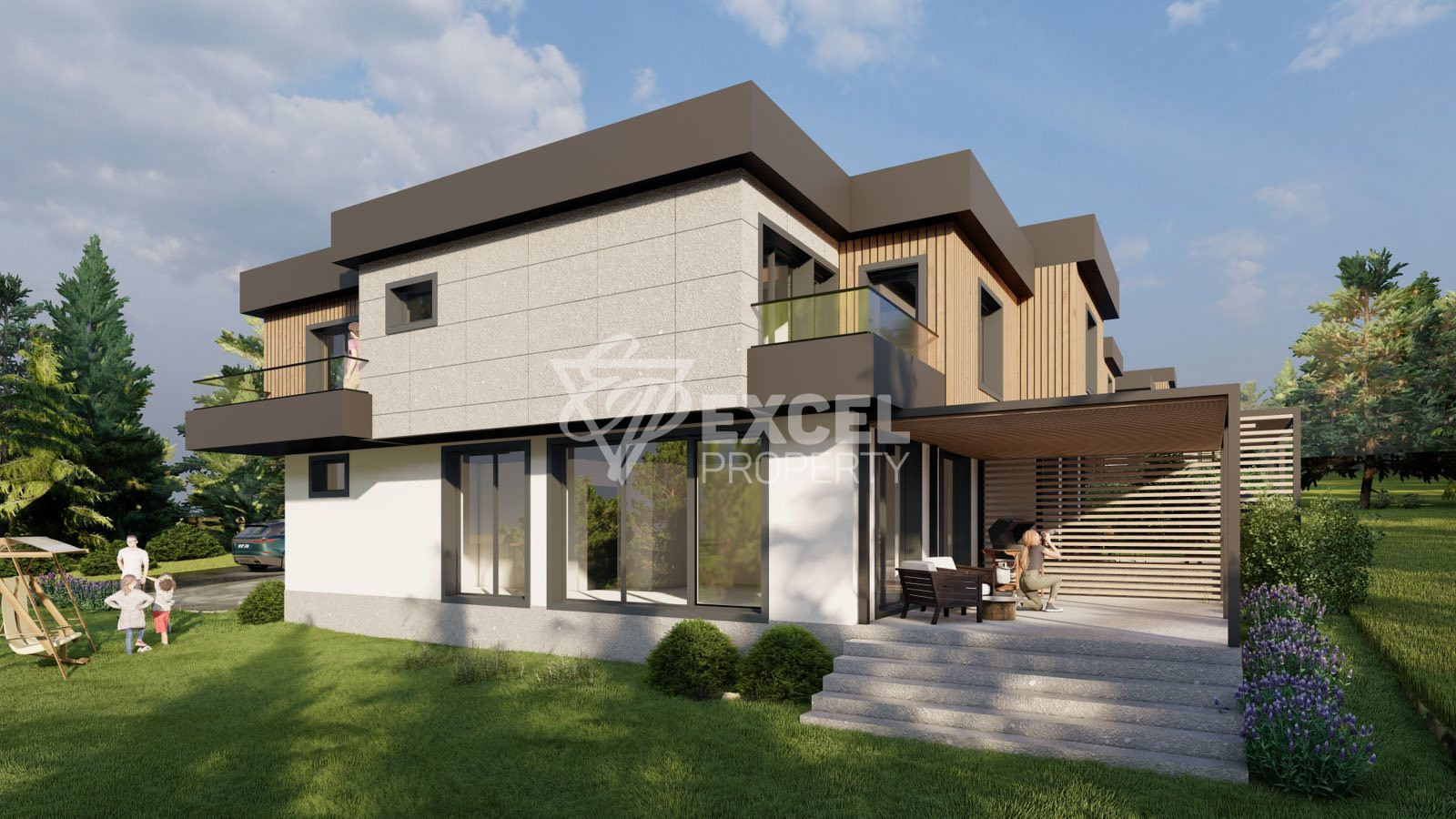 Premium house with a private yard modern design and payment plan of up to three years