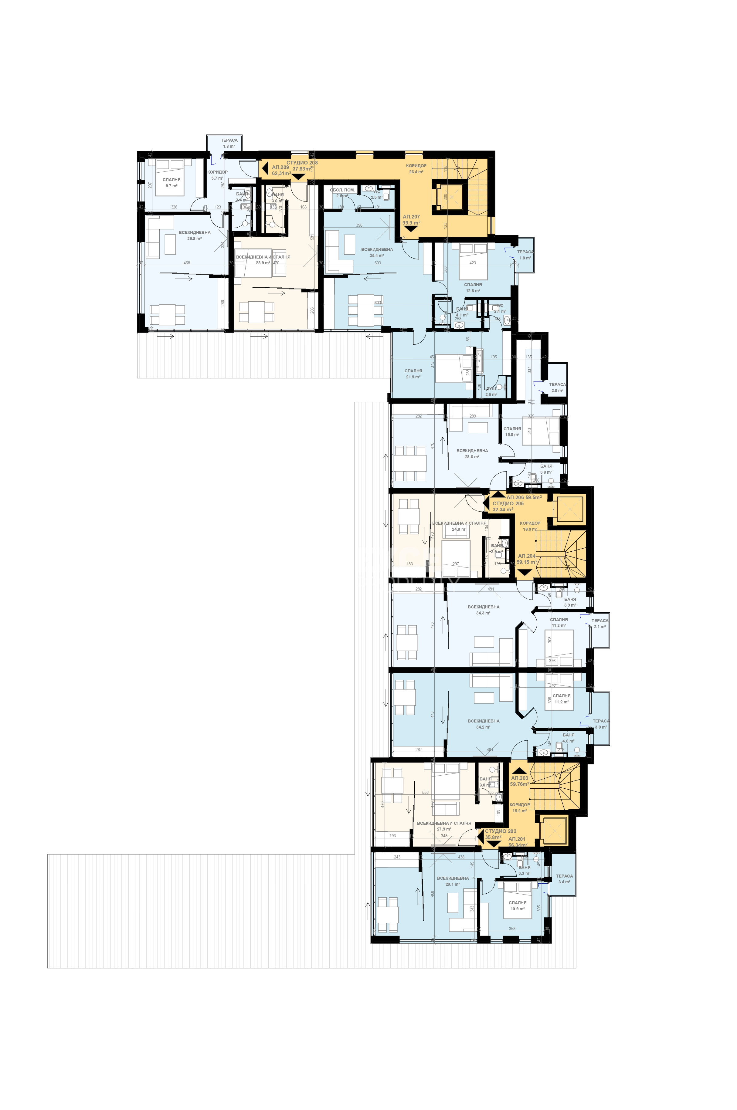 Loggia Complex, Sveti Vlas - architecture inspired by the sea