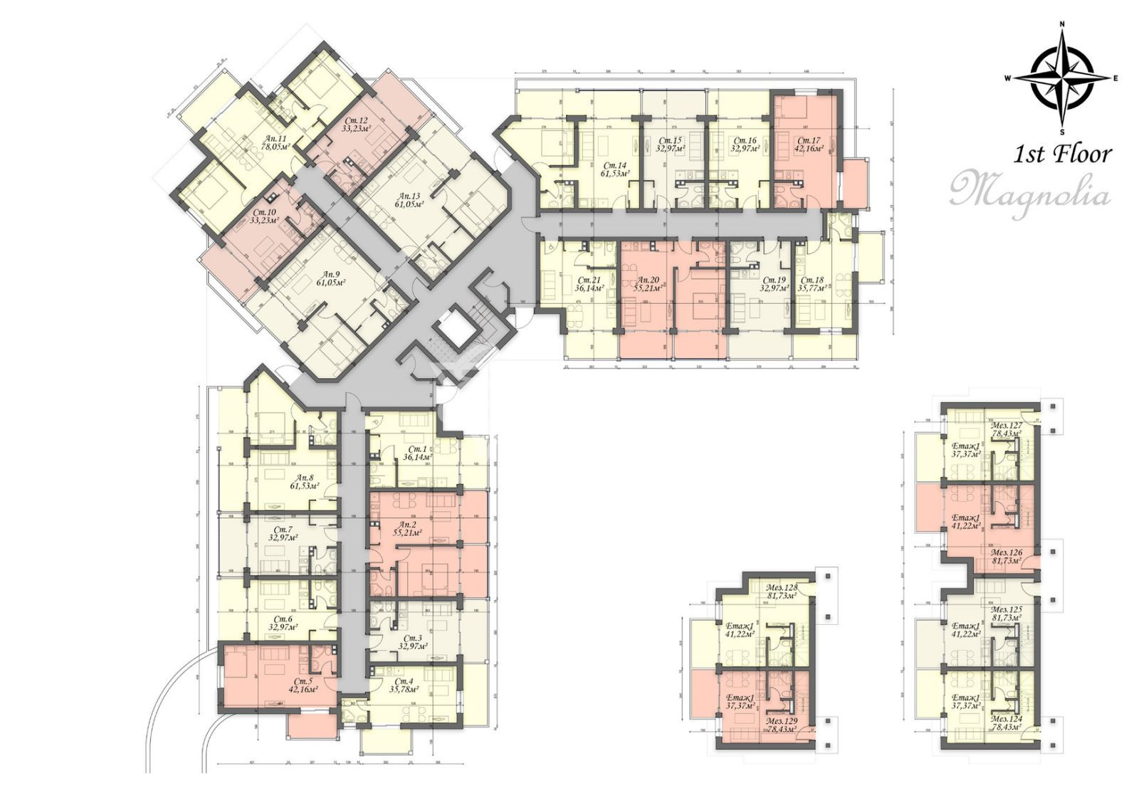 New apartments in Sunny Beach - Magnolia 13 complex