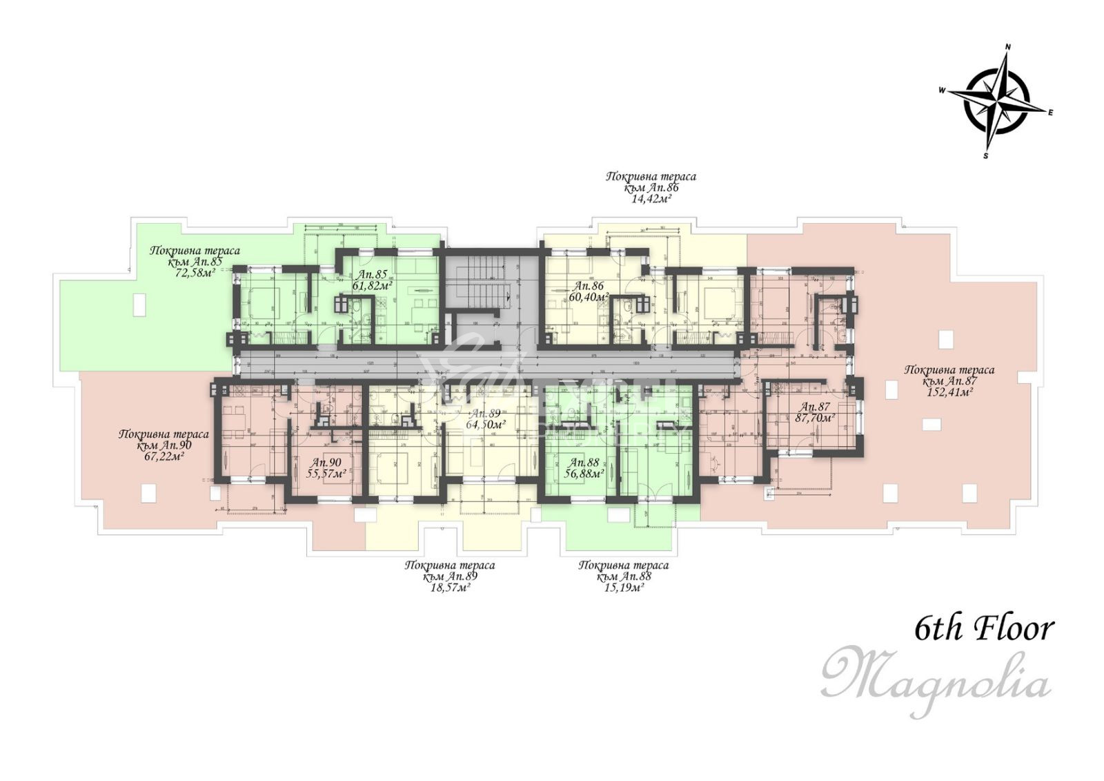 New apartments for sale in Sunny Beach - Magnolia 8 complex