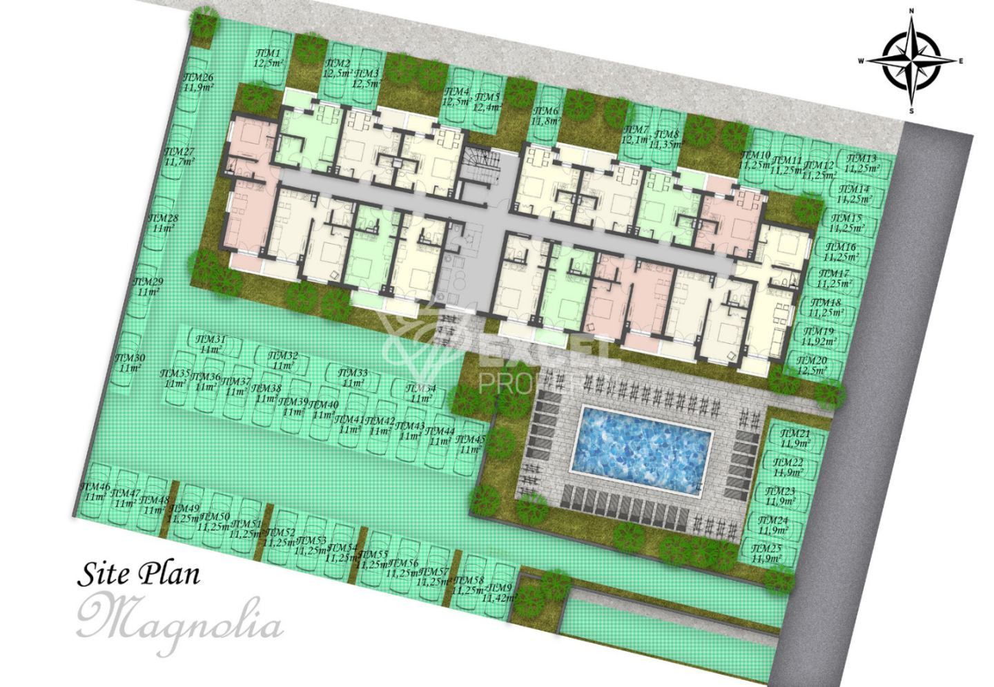 New apartments for sale in Sunny Beach - Magnolia 8 complex