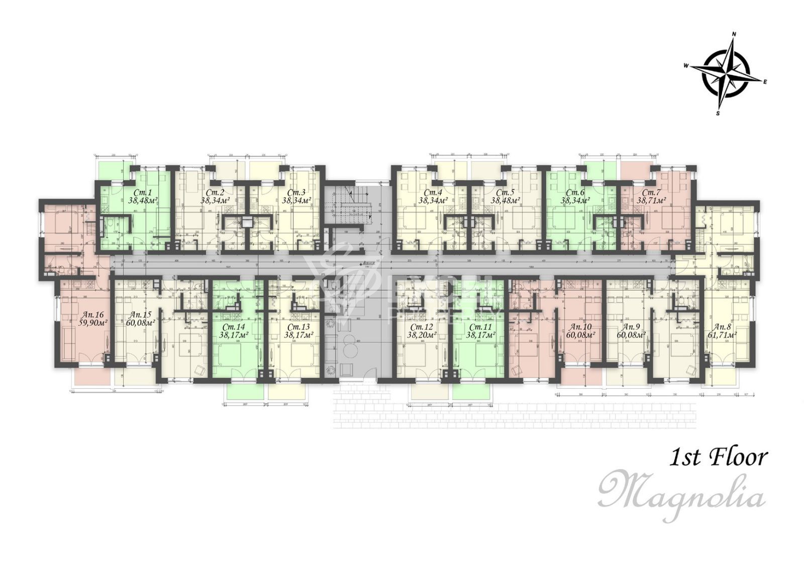 New apartments for sale in Sunny Beach - Magnolia 8 complex