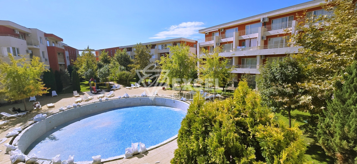 Furnished, one bedroom apartment in Sunny Beach, complex Nessebar Fort Noks