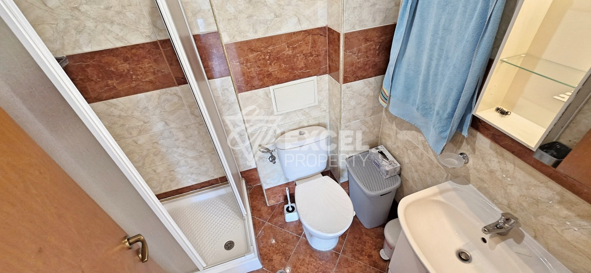 Furnished, one bedroom apartment in Sunny Beach, complex Nessebar Fort Noks