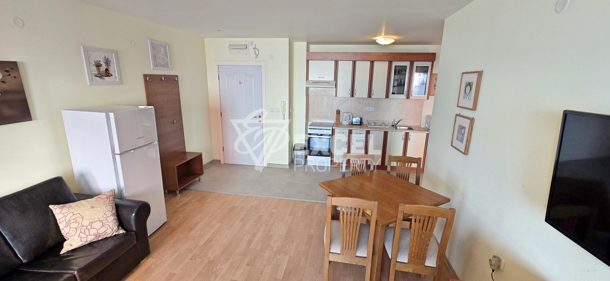 Apartment with sea view in Grand Resort Fort Noks complex, Sveti Vlas. First line